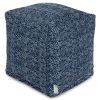 Goods SouthWest Indoor / Outdoor Fabric Cube Pouf