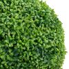 Artificial Boxwood Plant with Pot Ball Shaped Green 28"