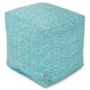 Goods SouthWest Indoor / Outdoor Fabric Cube Pouf