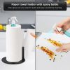 Paper Towel Holder with Spray Bottle, Countertop Paper Towels Holders Stand