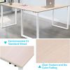 L Shaped Home Office Computer Desk with Modern Style and MDF Board; Easy to Assemble