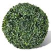 Boxwood Ball Artificial Leaf Topiary Ball 10.6" 2 pcs